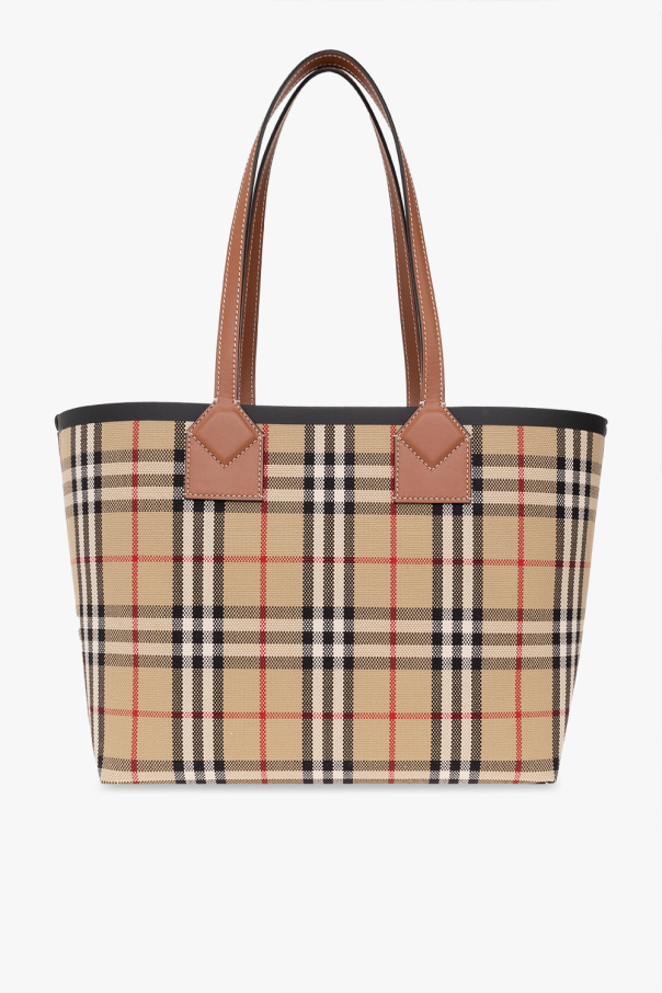 トートバッグ Burberry FW25 Printed canvas shopping bag (8112222 B9368) 3.jpg